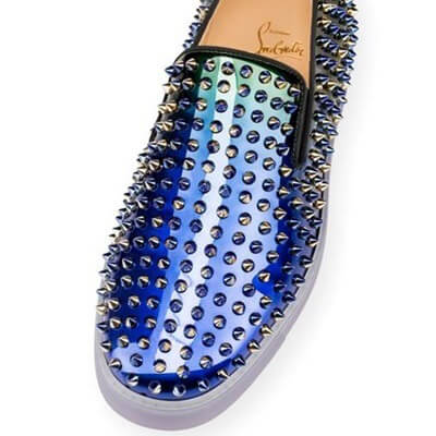 2015新作スリッッポン★Christian Louboutin クリスチャン ルブタンコピー★Roller Boat マルチスパイク